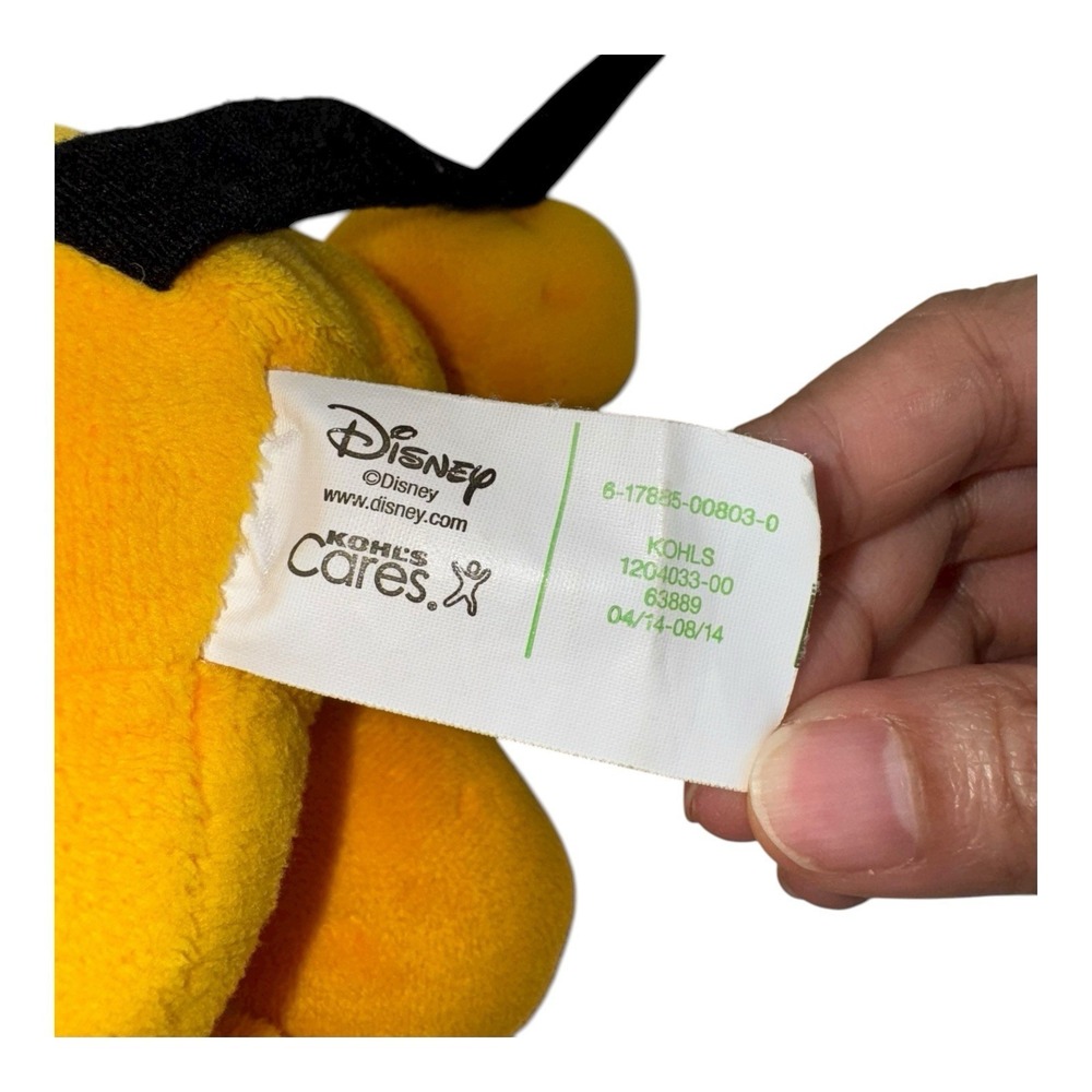 Disney KOHL's Cares Pluto Plush Stuffed Toy Large 13 in - Picture 9 of 11